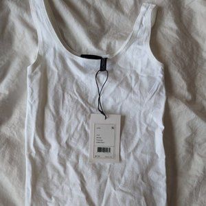 UNUSED Theory white tank top
